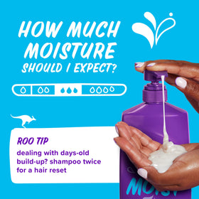 Aussie Miracle Moist Shampoo close-up of pump