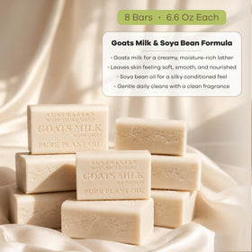 Australian Botanical Goat Milk Soap Bars in packaging