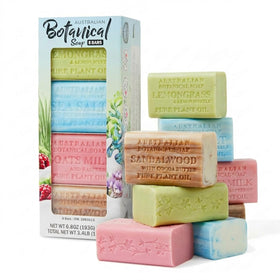 Australian Botanical Soap 8-Pack front view with assorted fragrances