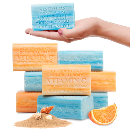 Australian Botanical Soap Variety Pack with 8 triple milled bars