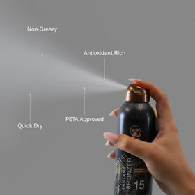 Australian Gold Continuous Spray Sunscreen SPF 15 side view