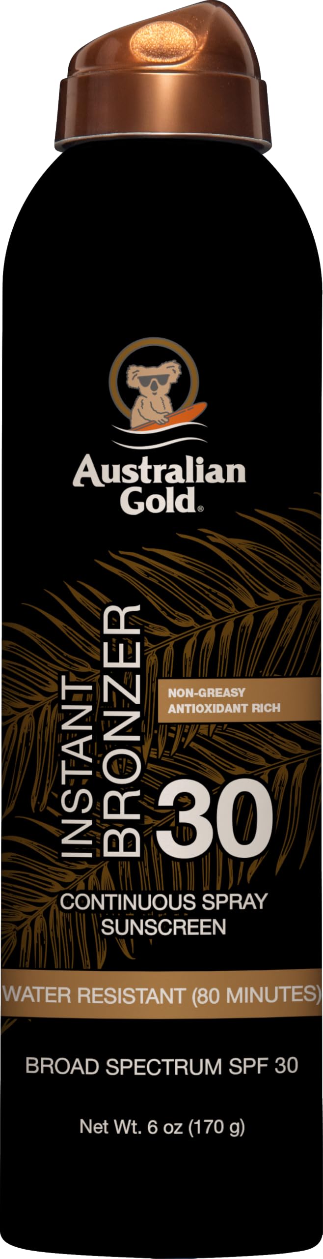 Australian Gold Continuous Spray Sunscreen SPF 30 front view