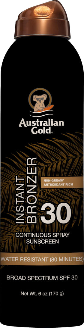 Australian Gold Continuous Spray Sunscreen SPF 30 front view