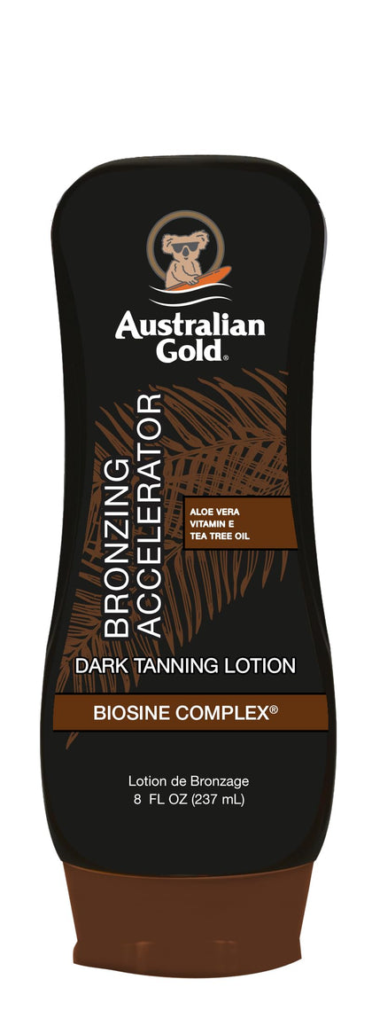Australian Gold Dark Tanning Accelerator Lotion 8oz front view
