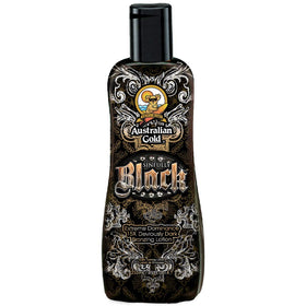 Australian Gold Sinfully Black bronzing lotion 8.5oz front view