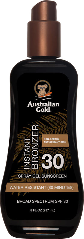 Australian Gold Spray Gel Sunscreen SPF 30 front view