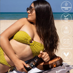 Australian Gold Spray Gel Sunscreen SPF 30 side view