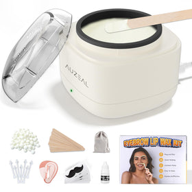 AUZEAL Mini Face Waxing Kit complete set with wax heater and accessories