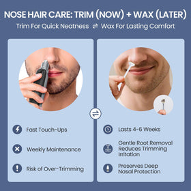 AUZEAL Nose Wax Kit portable design in hand