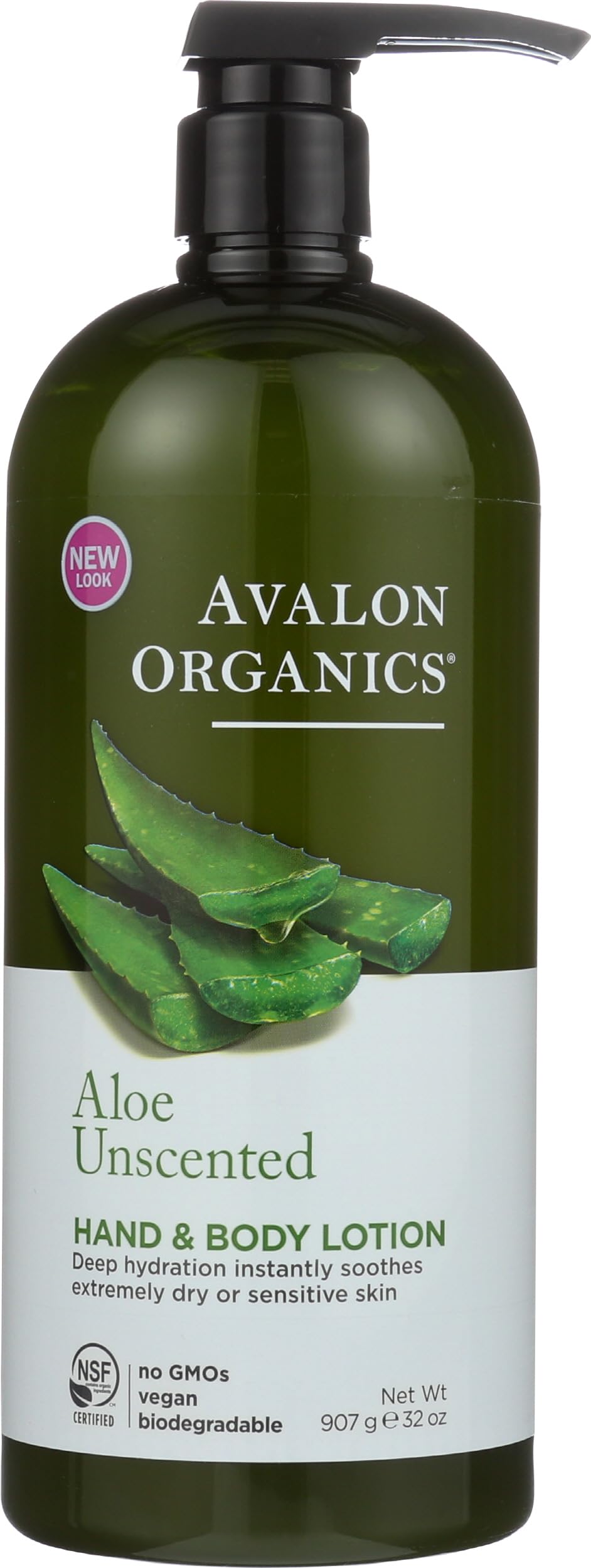 Avalon Organics Aloe Hand & Body Lotion 32 Oz front view