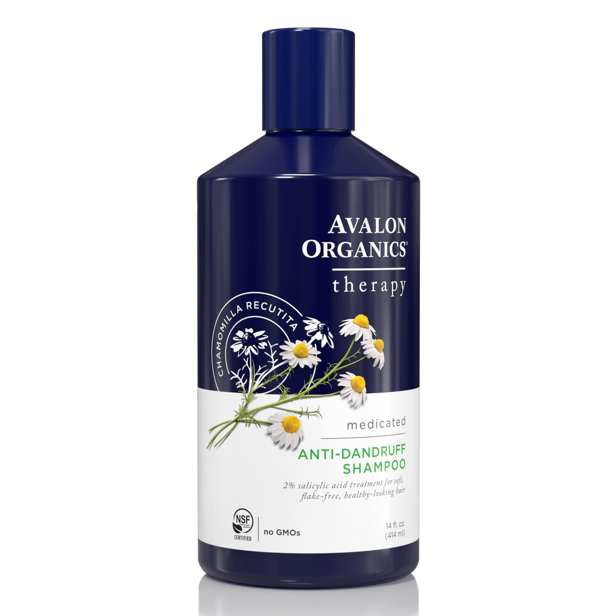 Avalon Organics Anti-Dandruff Shampoo 14oz front view
