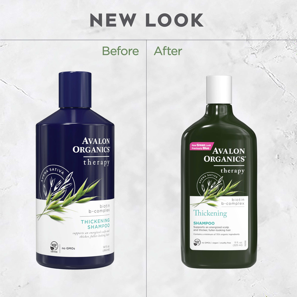 Avalon Organics Biotin B-Complex Therapy Shampoo packaging