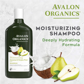 Avalon Organics Coconut Pear Shampoo 11 Fl Oz side view