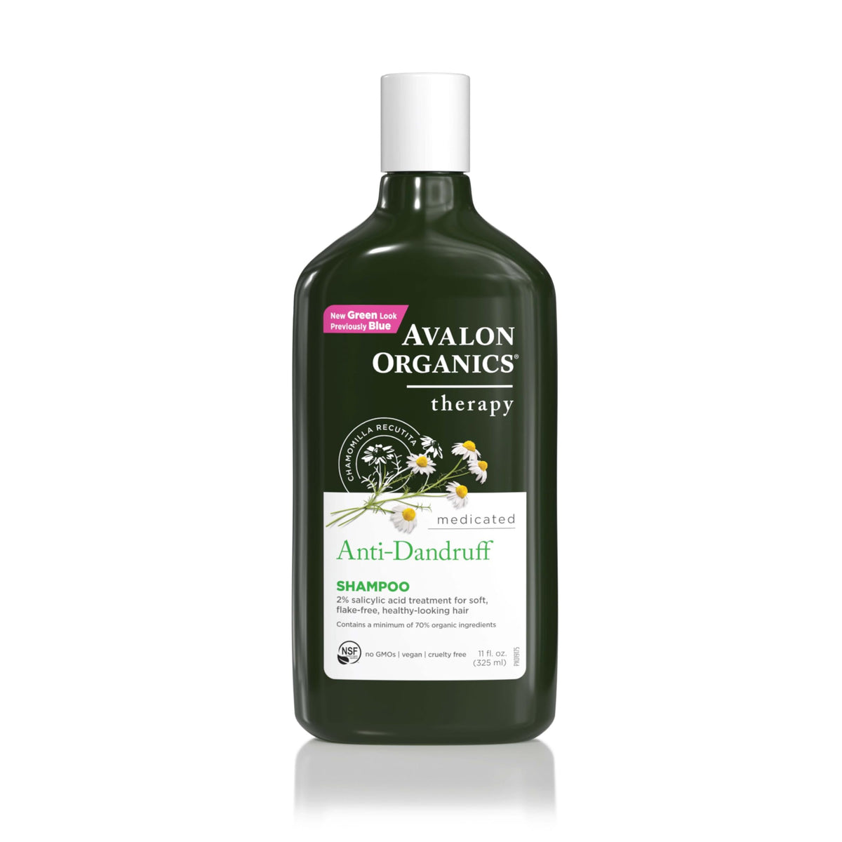 Avalon Organics Dandruff Therapy Shampoo 11 Fl Oz front view