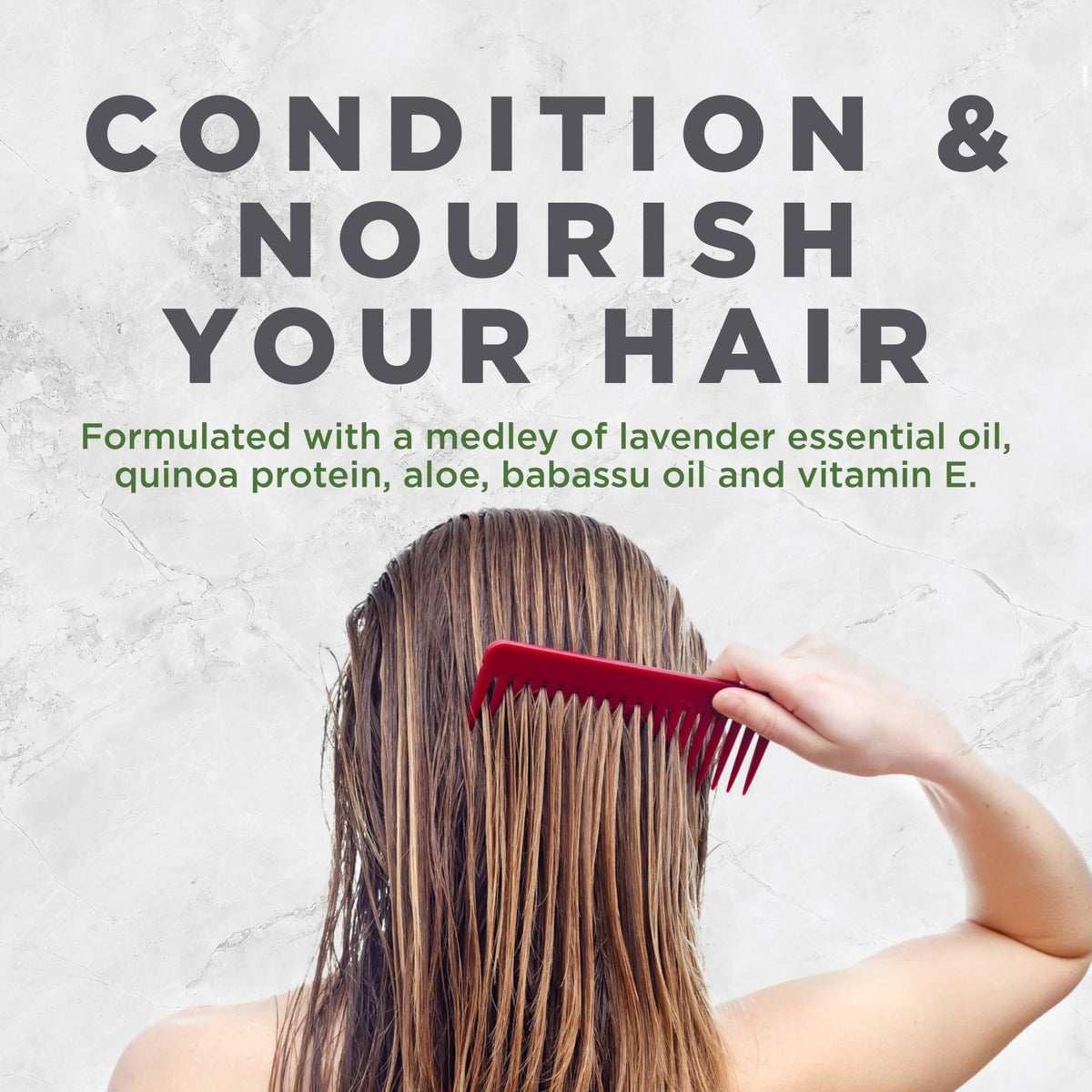 Avalon Organics Nourishing Lavender Conditioner lifestyle scene