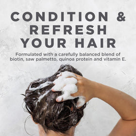 Avalon Organics shampoo in a lifestyle setting
