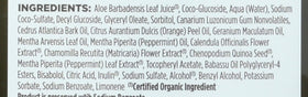 Avalon Organics Strengthening Peppermint Shampoo 11 oz side view