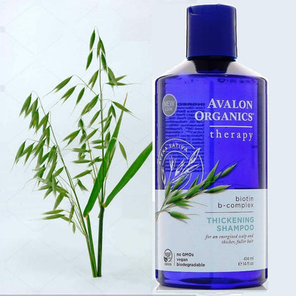 Avalon Organics Thickening Shampoo 14 oz front view