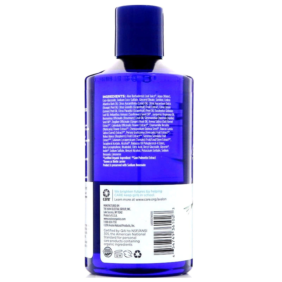 Avalon Organics Thickening Shampoo with fresh botanicals