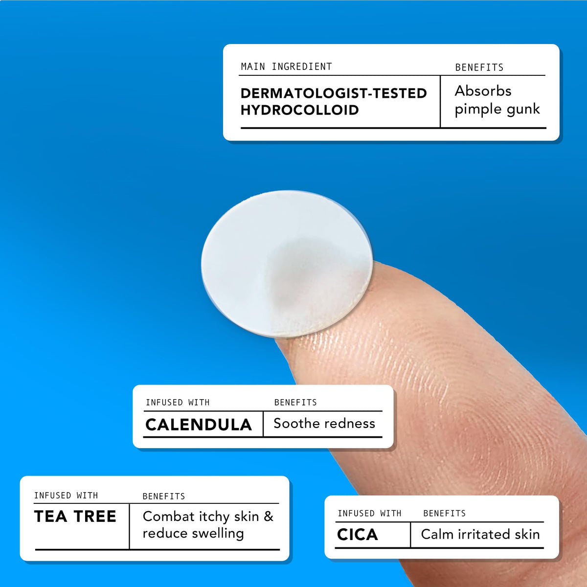 AVARELLE Acne Cover Patches displayed on a table