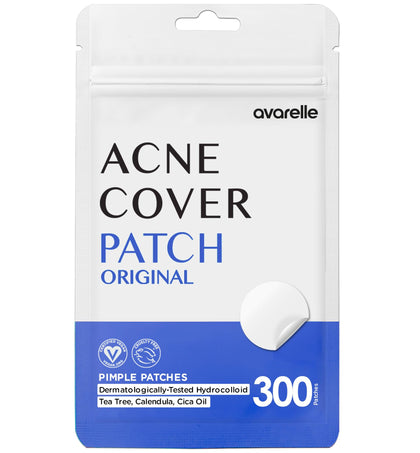 AVARELLE Hydrocolloid Acne Patches 300 Count front view