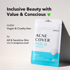 AVARELLE Hydrocolloid Pimple Patches close-up