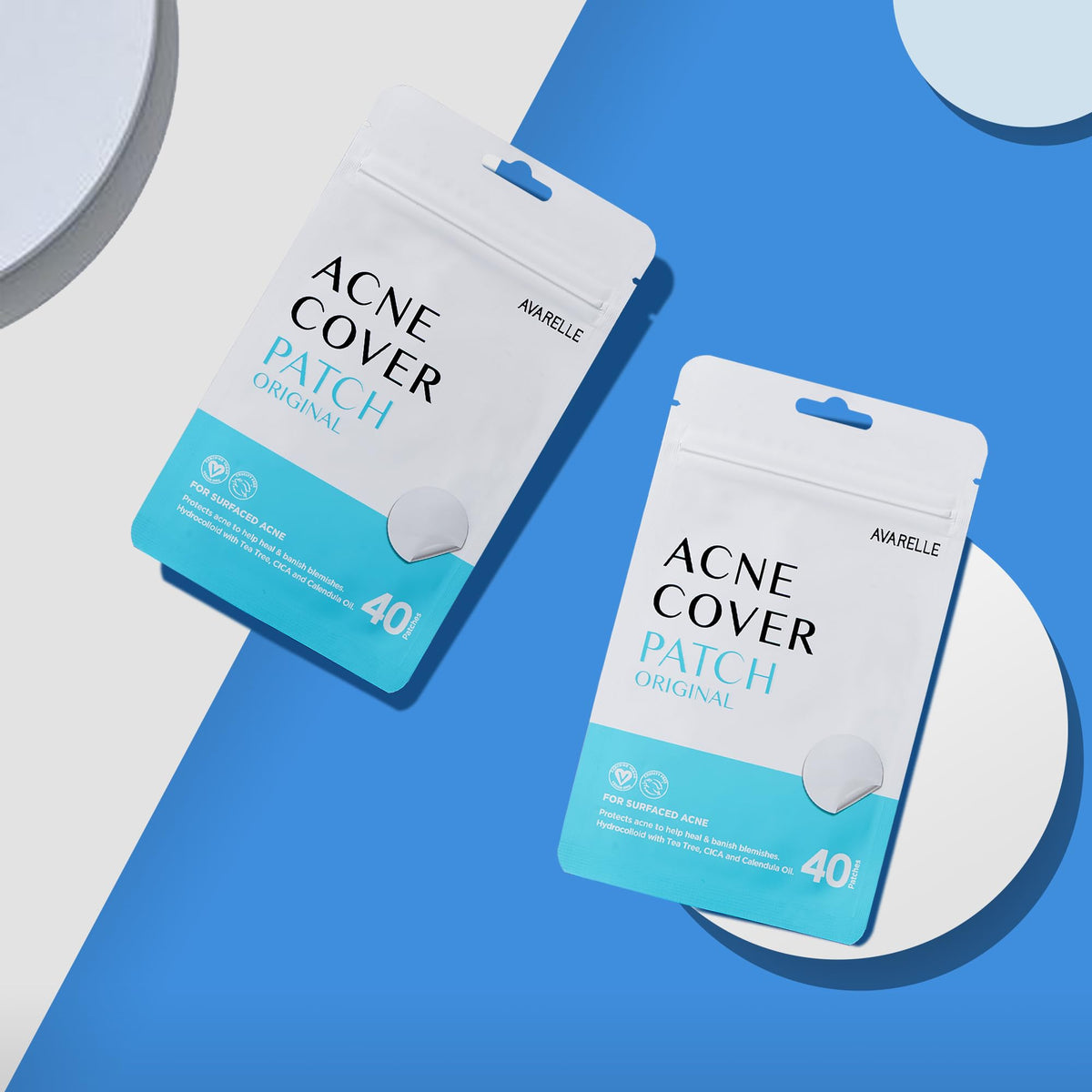 AVARELLE Hydrocolloid Pimple Patches lifestyle use