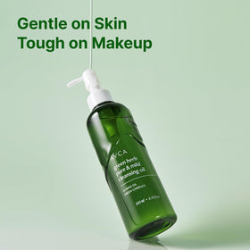 AVCA Green Herb Cleansing Oil bottle side view