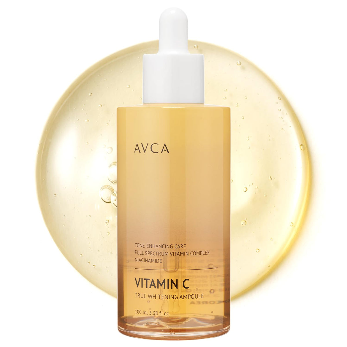 AVCA Vitamin C & Niacinamide Glow Correcting Serum 100ml front view