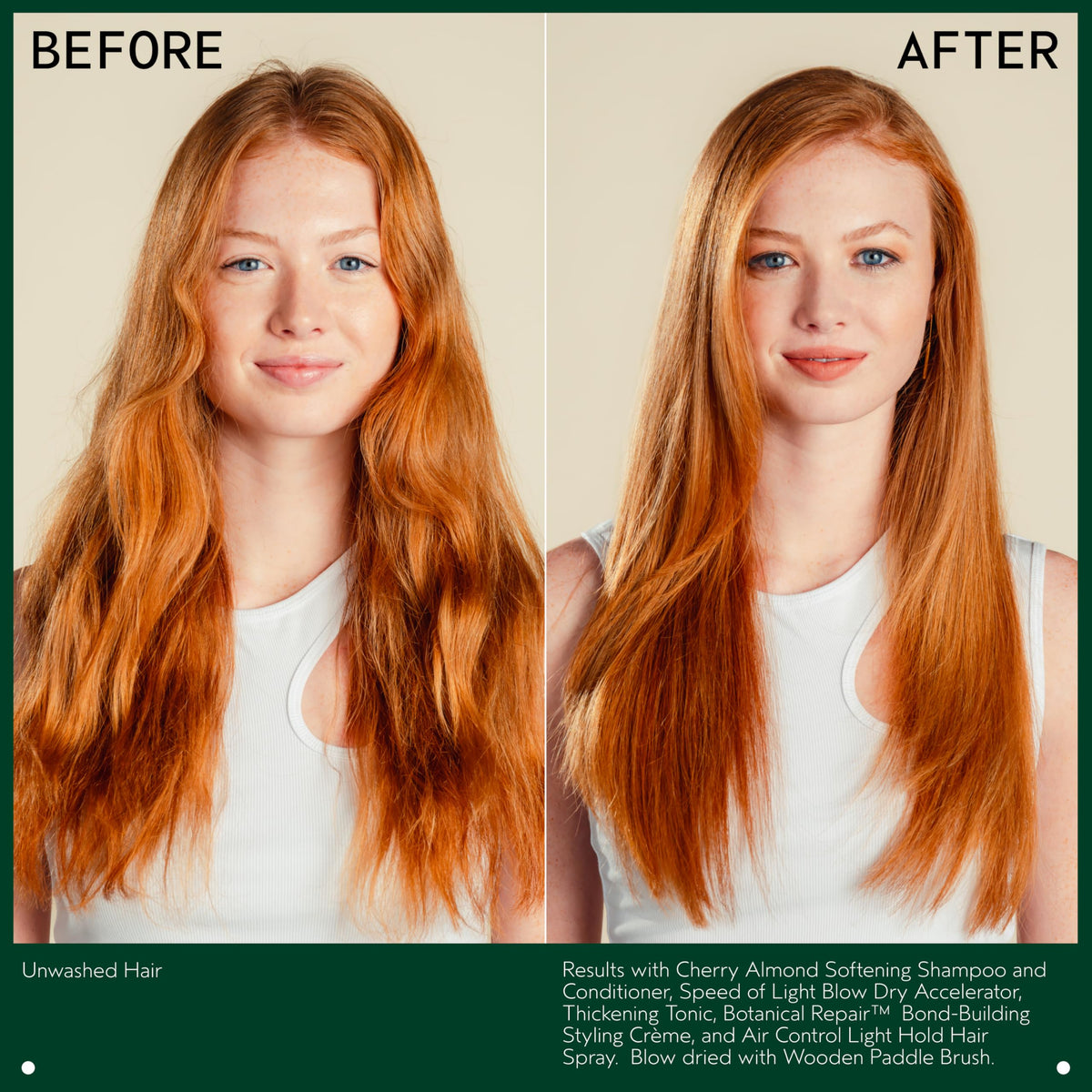 Aveda Cherry Almond Softening Shampoo in a bathroom setting