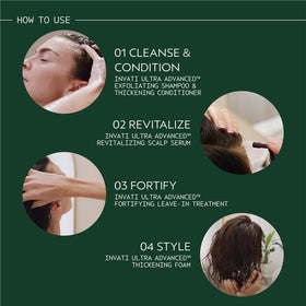Aveda Invati Ultra Advanced Thickening Foam in bathroom setting