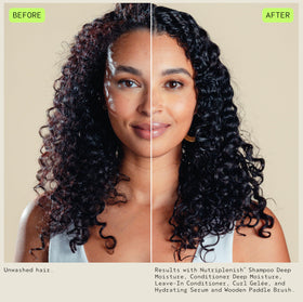 Aveda Nutriplenish Leave-In Conditioner in lifestyle setting with plant