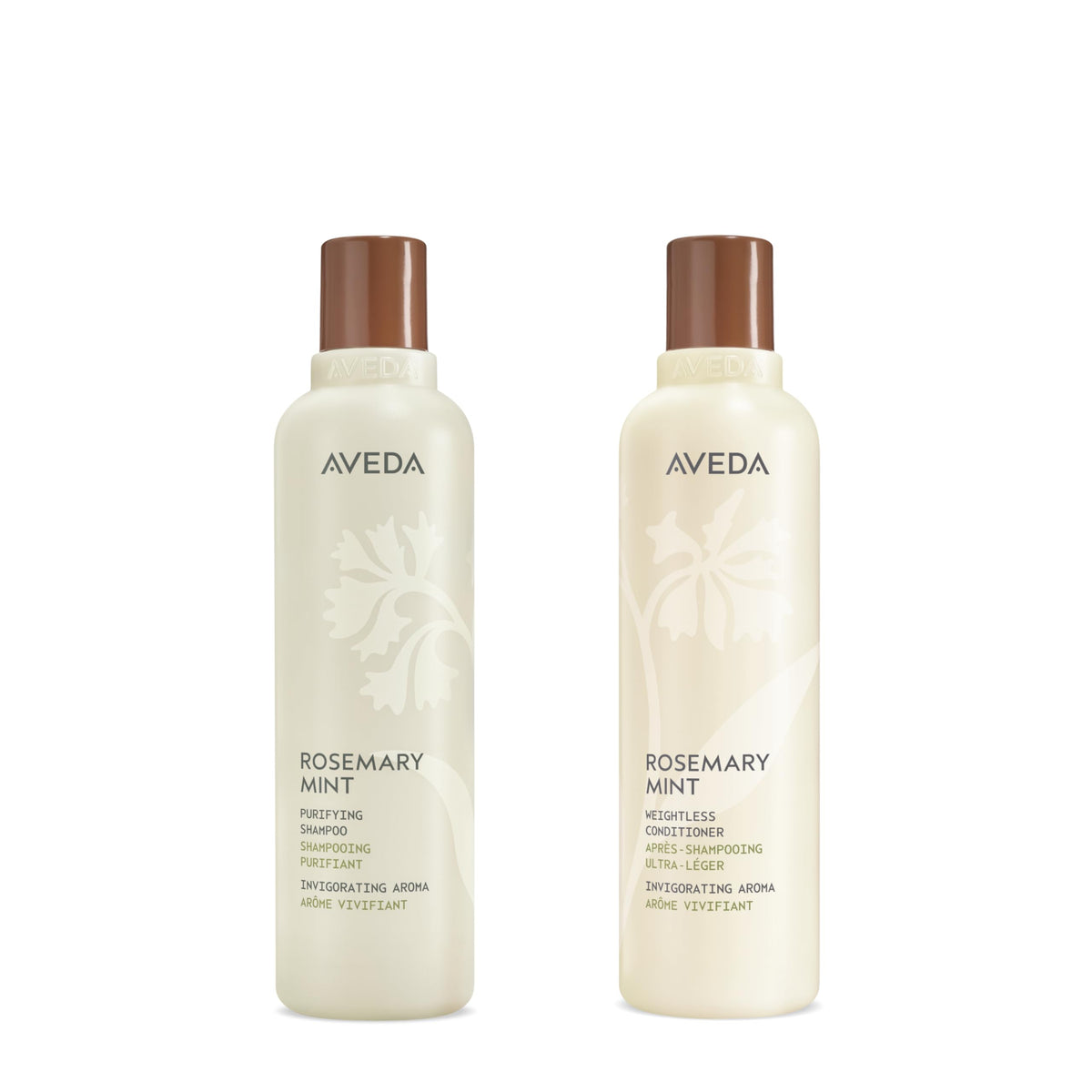 Aveda Rosemary Mint Shampoo and Conditioner Set front view