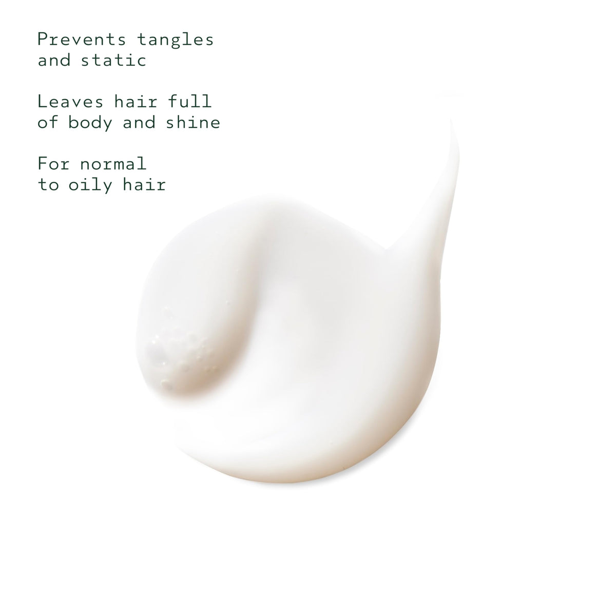 Aveda Rosemary Mint Weightless Conditioner showing texture on hand