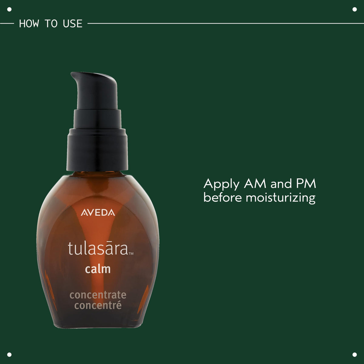 Aveda Tulasara Calm Concentrate in lifestyle setting