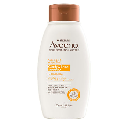 Aveeno Apple Cider Vinegar Clarifying Shampoo front view