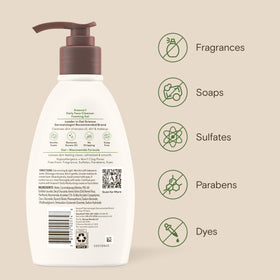 Aveeno Daily Foaming Gel Cleanser 12 fl oz with natural background