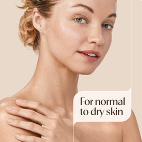 Aveeno Daily Foaming Gel Cleanser in bathroom setting