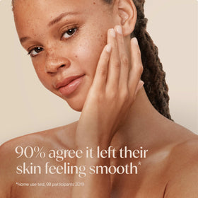 Aveeno Daily Foaming Gel Cleanser texture on hand