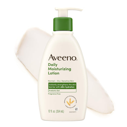 Aveeno Daily Moisturizing Body Lotion 12 Fl Oz front view