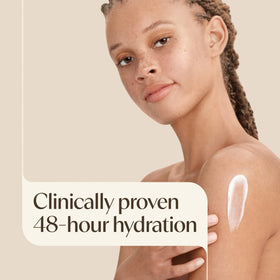 Aveeno Daily Moisturizing Body Lotion packaging side view