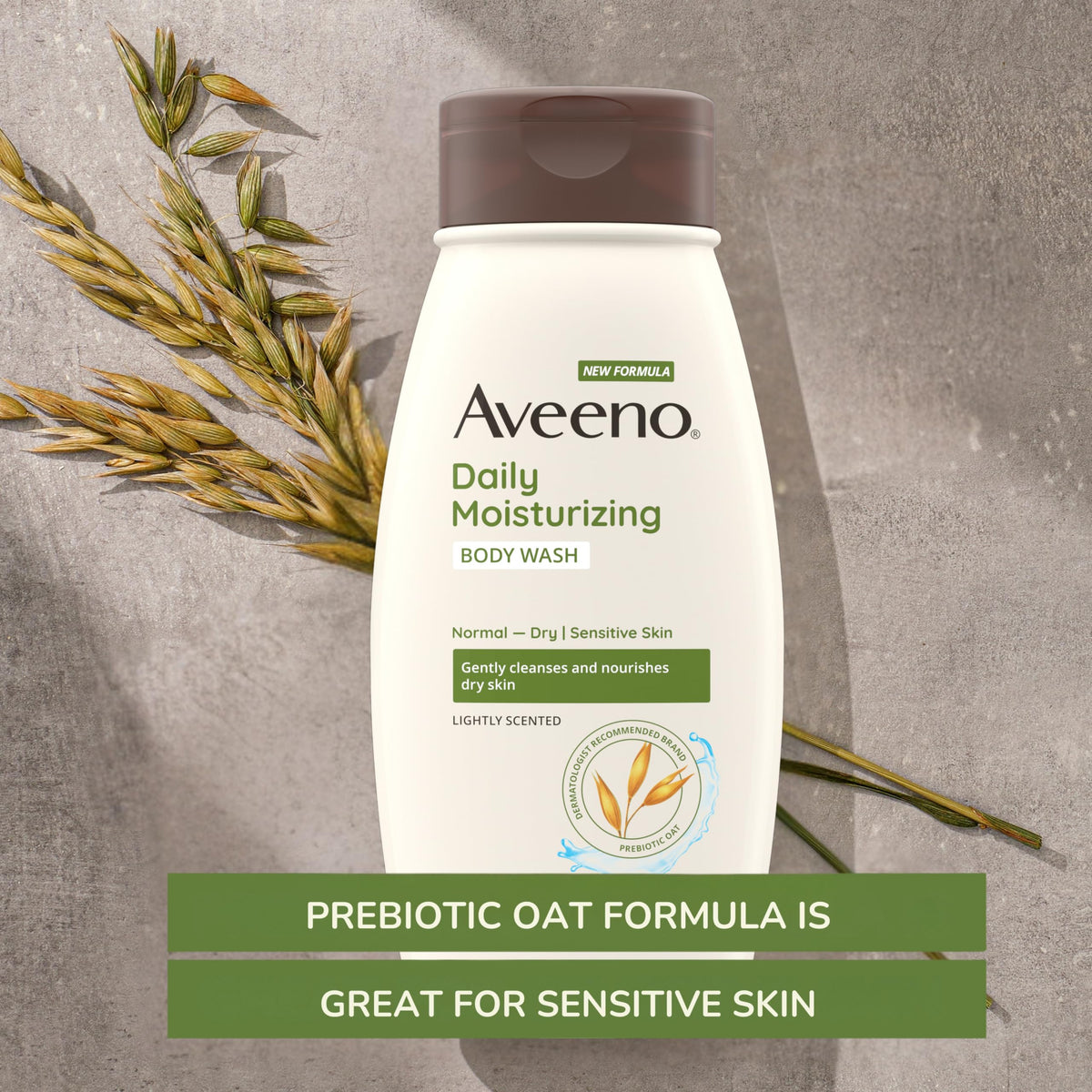 Aveeno Daily Moisturizing Body Wash in shower setting