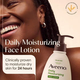 Aveeno Daily Moisturizing Face Lotion 12 fl. oz back view