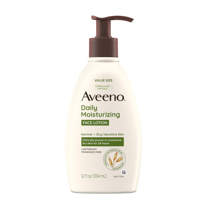 Aveeno Daily Moisturizing Face Lotion 12 fl. oz front view