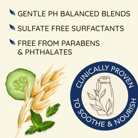 Aveeno Fresh Greens Blend Shampoo with fresh cucumber and rosemary