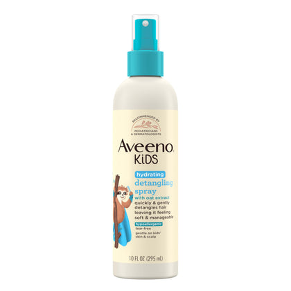 Aveeno Kids Hydrating Hair Detangler Spray front view