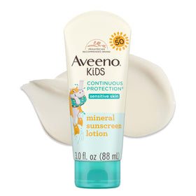 Aveeno Kids Sunscreen Lotion SPF 50 front view
