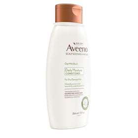 Aveeno Oat Milk Blend Conditioner application on hair