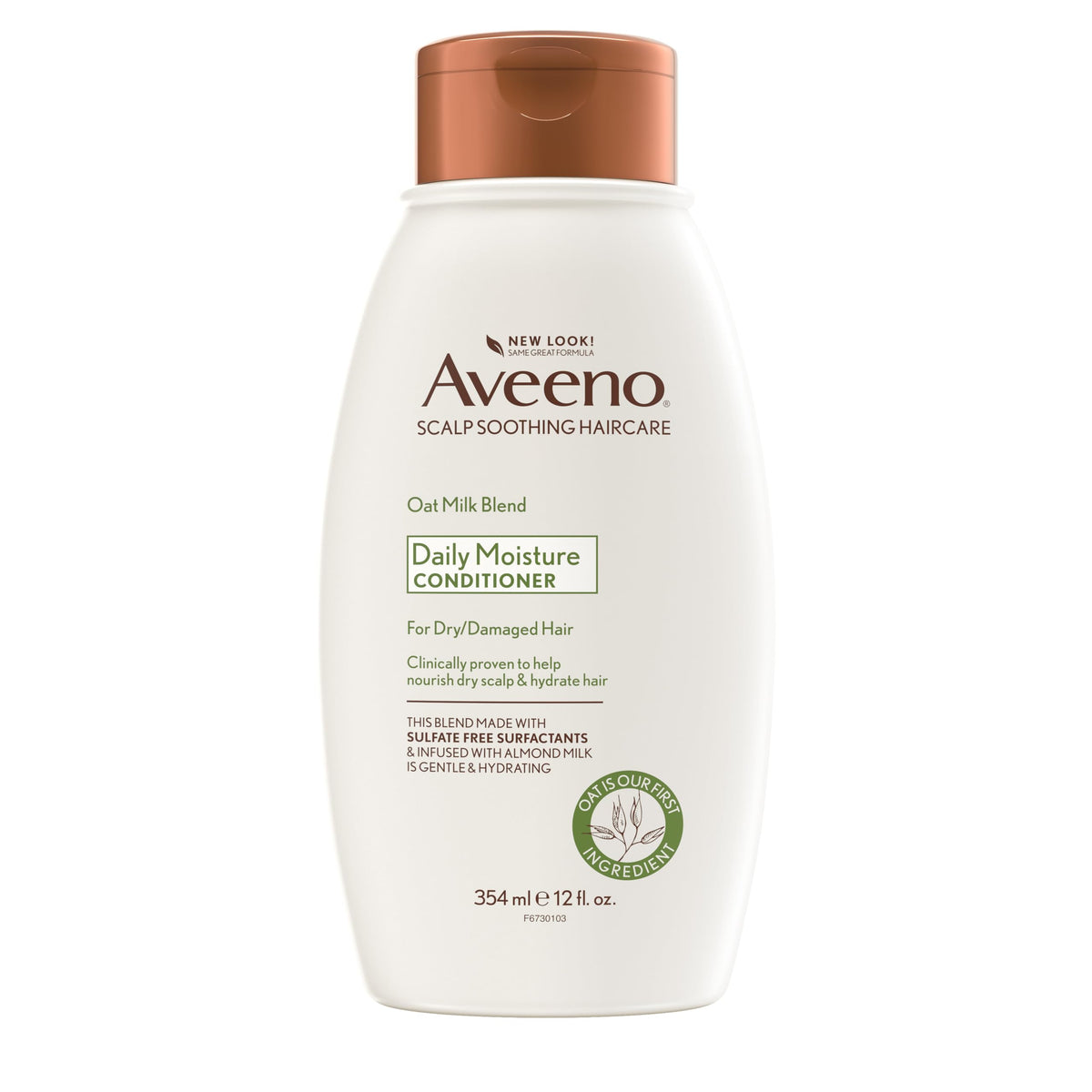 Aveeno Oat Milk Blend Moisturizing Conditioner 12 fl oz front view