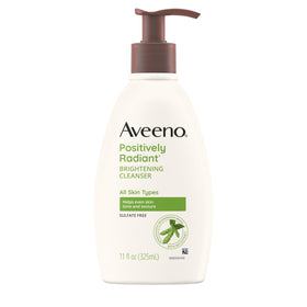 Aveeno Positively Radiant Brightening Facial Cleanser 11 fl. oz front view